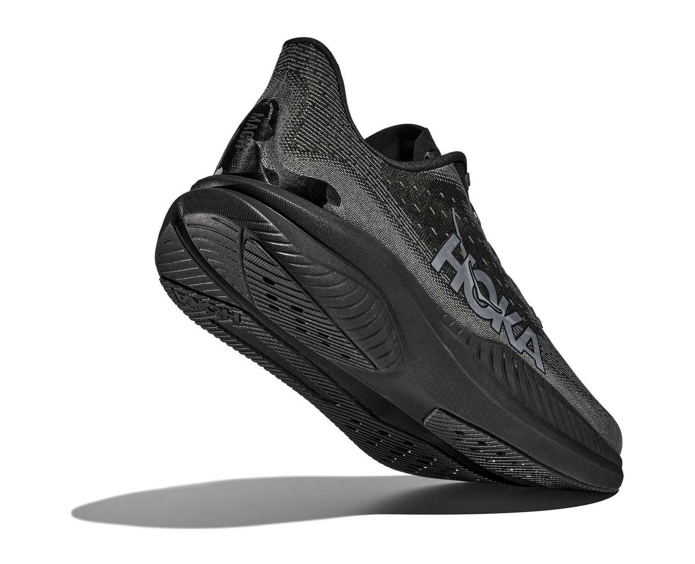 HOKA M MACH 6  BLACK / OUTER ORBIT 1147790-BCKT