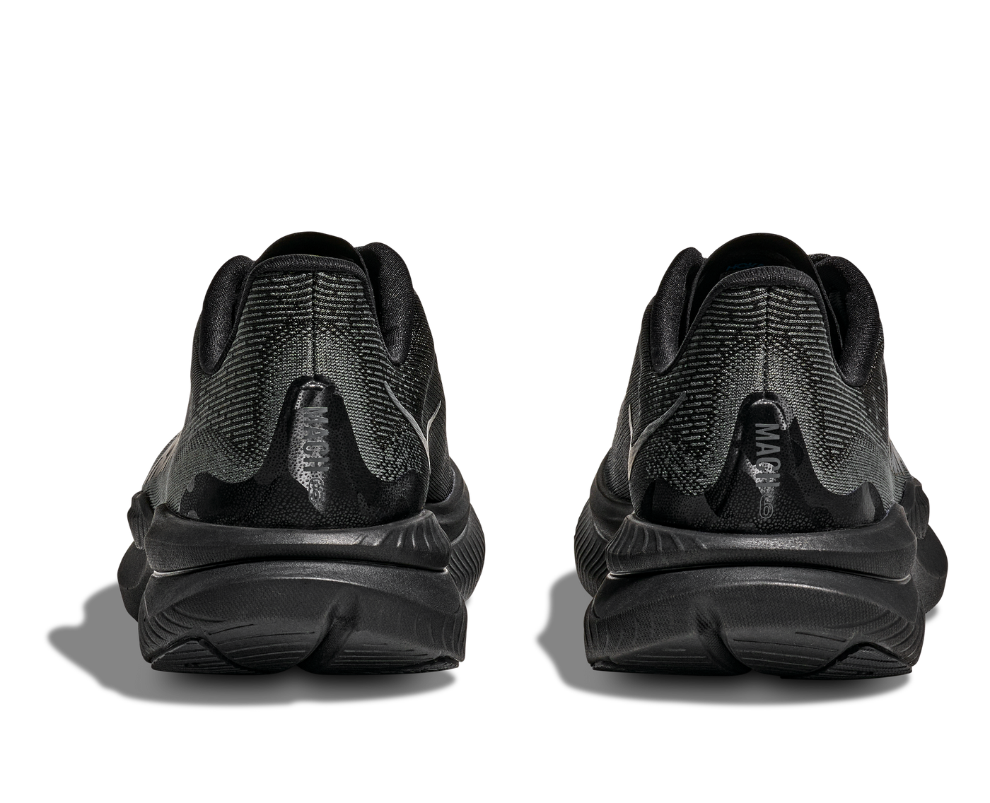 HOKA M MACH 6  BLACK / OUTER ORBIT 1147790-BCKT