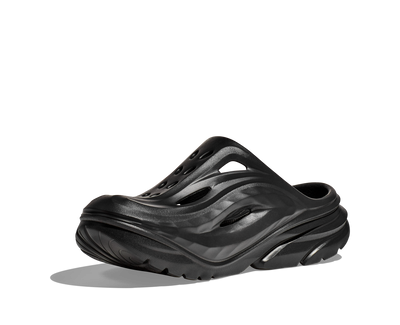 HOKA U ORA RECOVERY MULE  BLACK / BLACK 1147951-BBLC