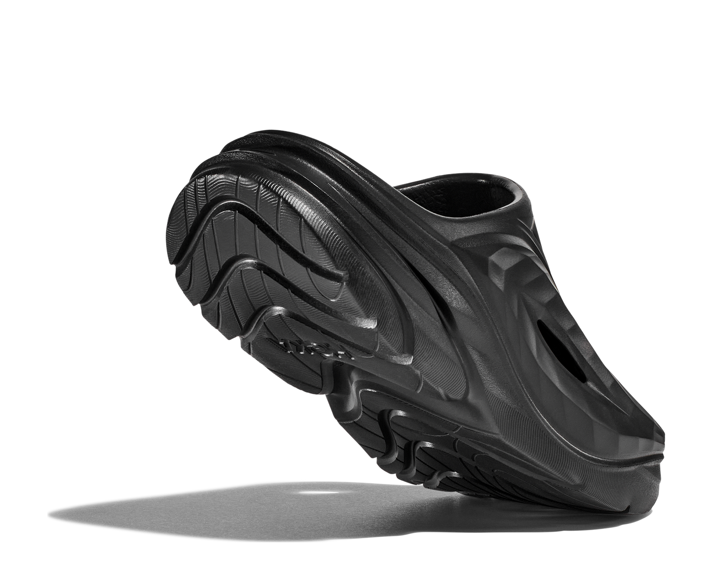 HOKA U ORA RECOVERY MULE  BLACK / BLACK 1147951-BBLC