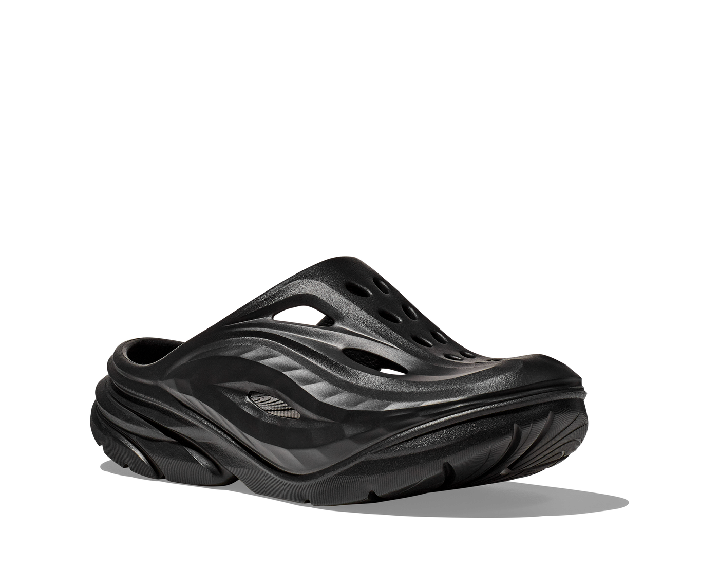 HOKA U ORA RECOVERY MULE  BLACK / BLACK 1147951-BBLC