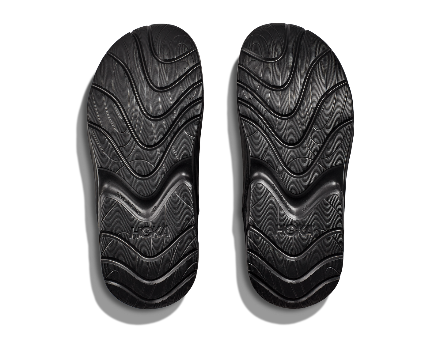HOKA U ORA RECOVERY MULE  BLACK / BLACK 1147951-BBLC