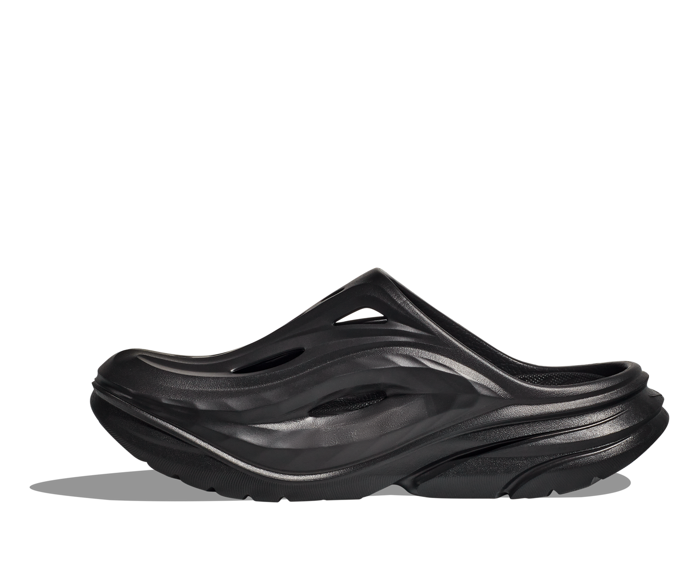 HOKA U ORA RECOVERY MULE  BLACK / BLACK 1147951-BBLC