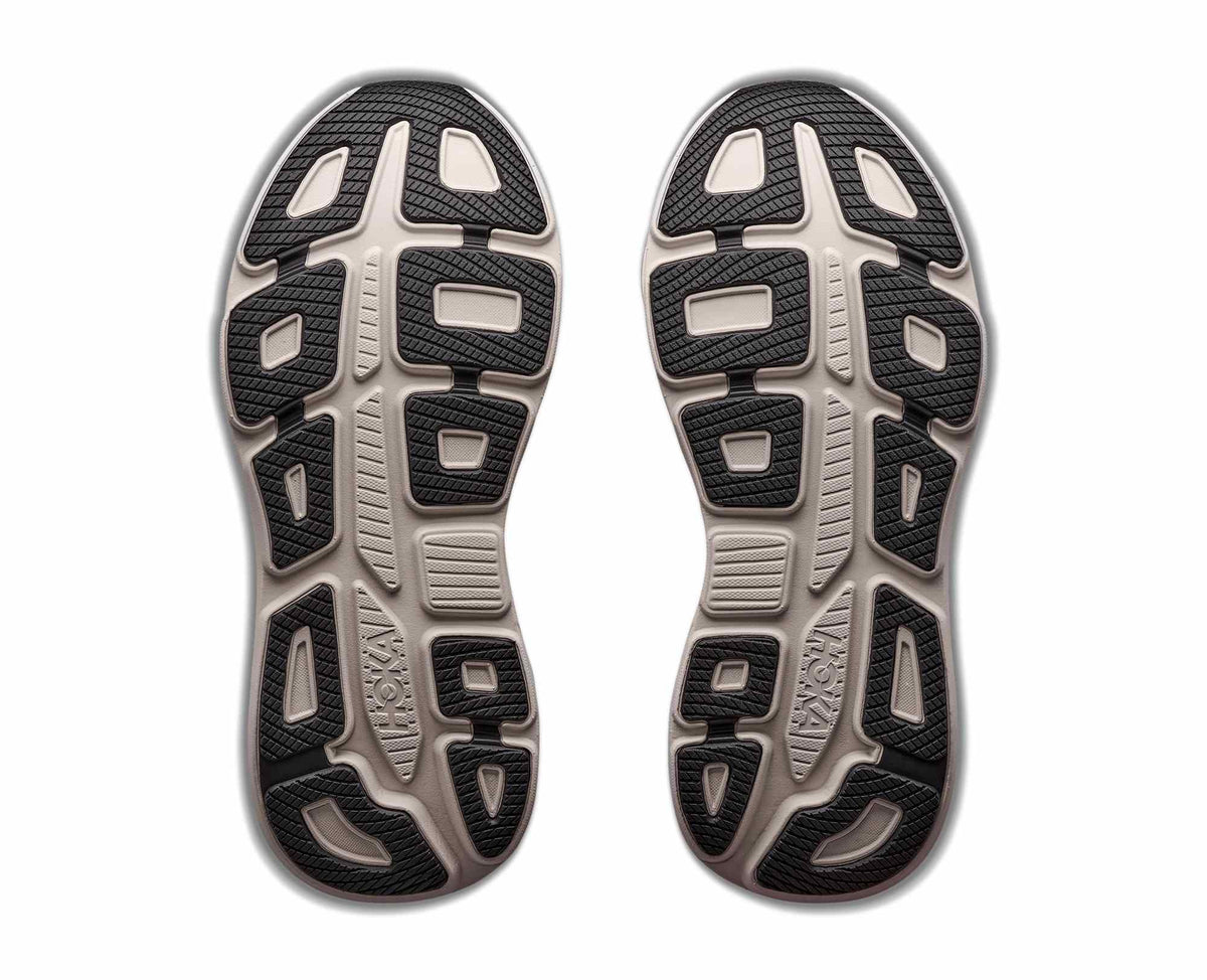 Hoka Bondi 9 Mens Shoes, Black/River Rock Grey, photo 7 of 8
