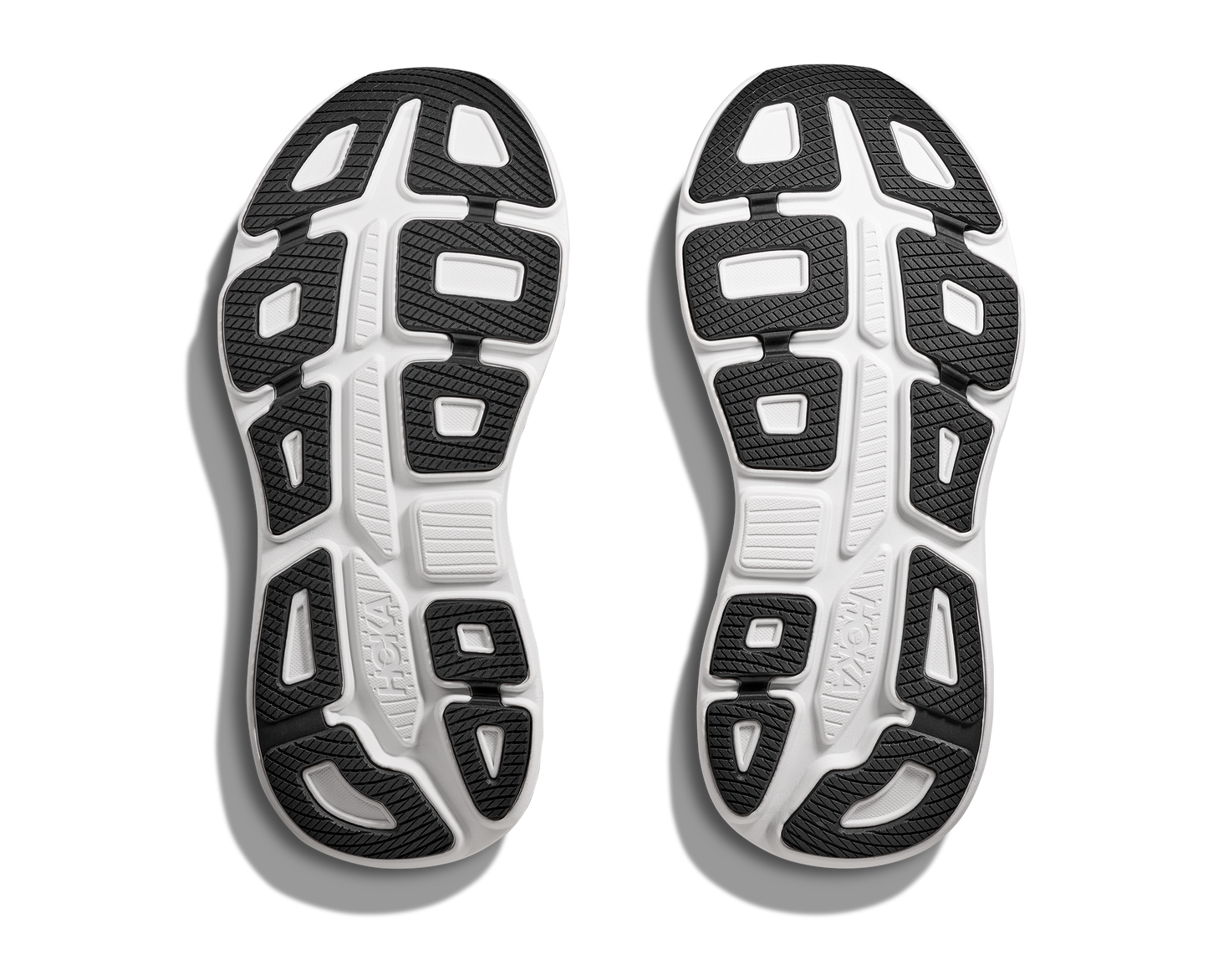 Hoka Bondi 9 Mens Shoes Color: Black/White Style: 1162011-BWHT