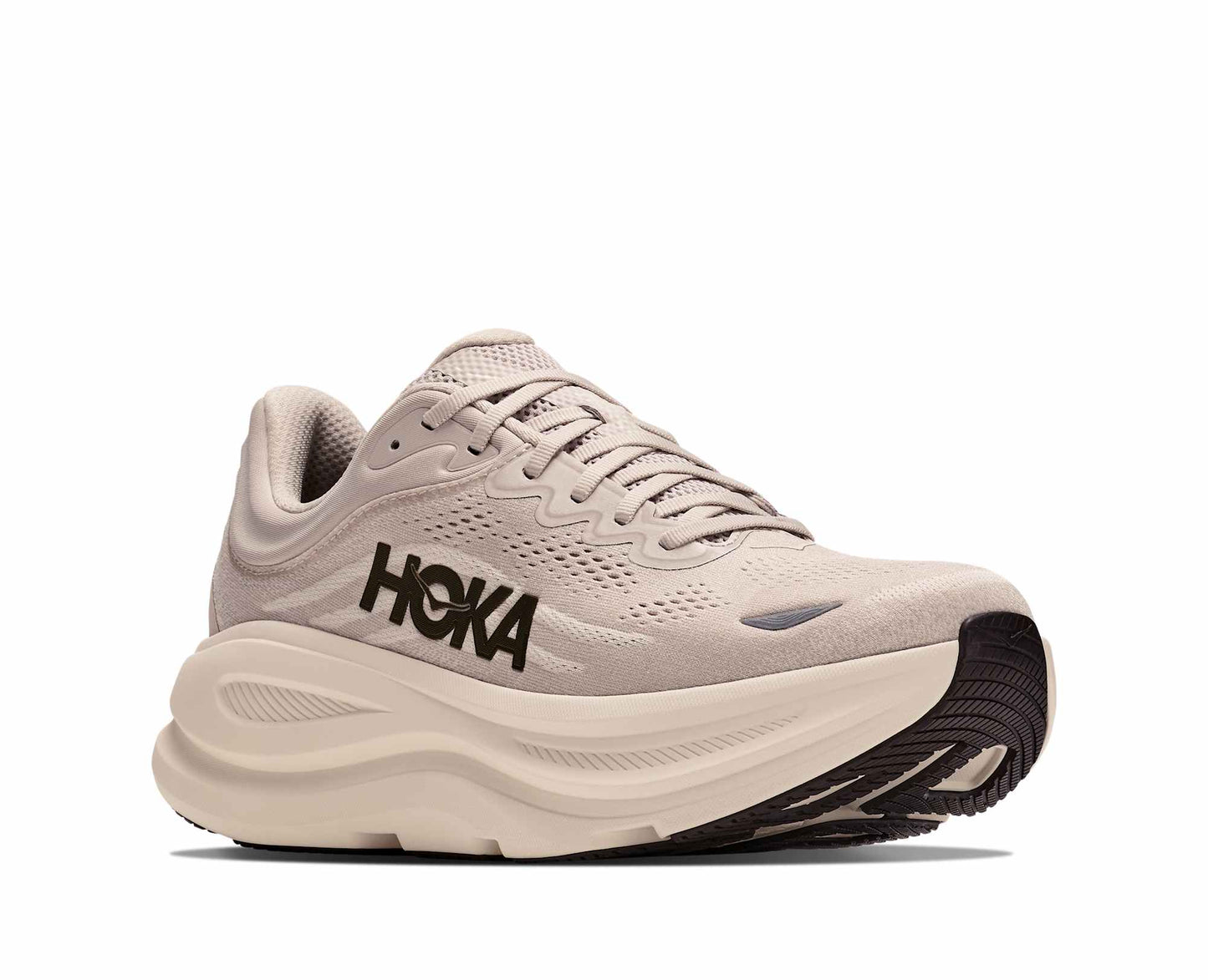 Hoka M Bondi 9 Color: RIVER ROCK GREY / ALABASTER Style: 1162011-RRCK