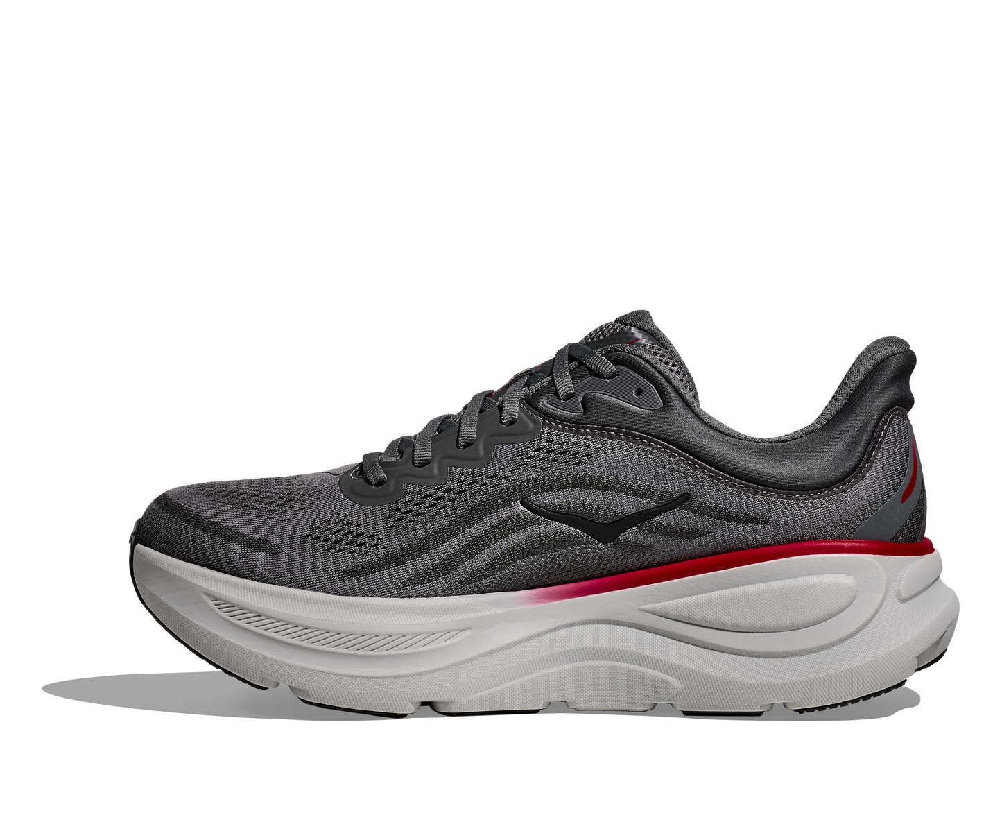 HOKA Mens BONDI 9 SATELLITE GREY / OUTER ORBIT 1162011-SRYT