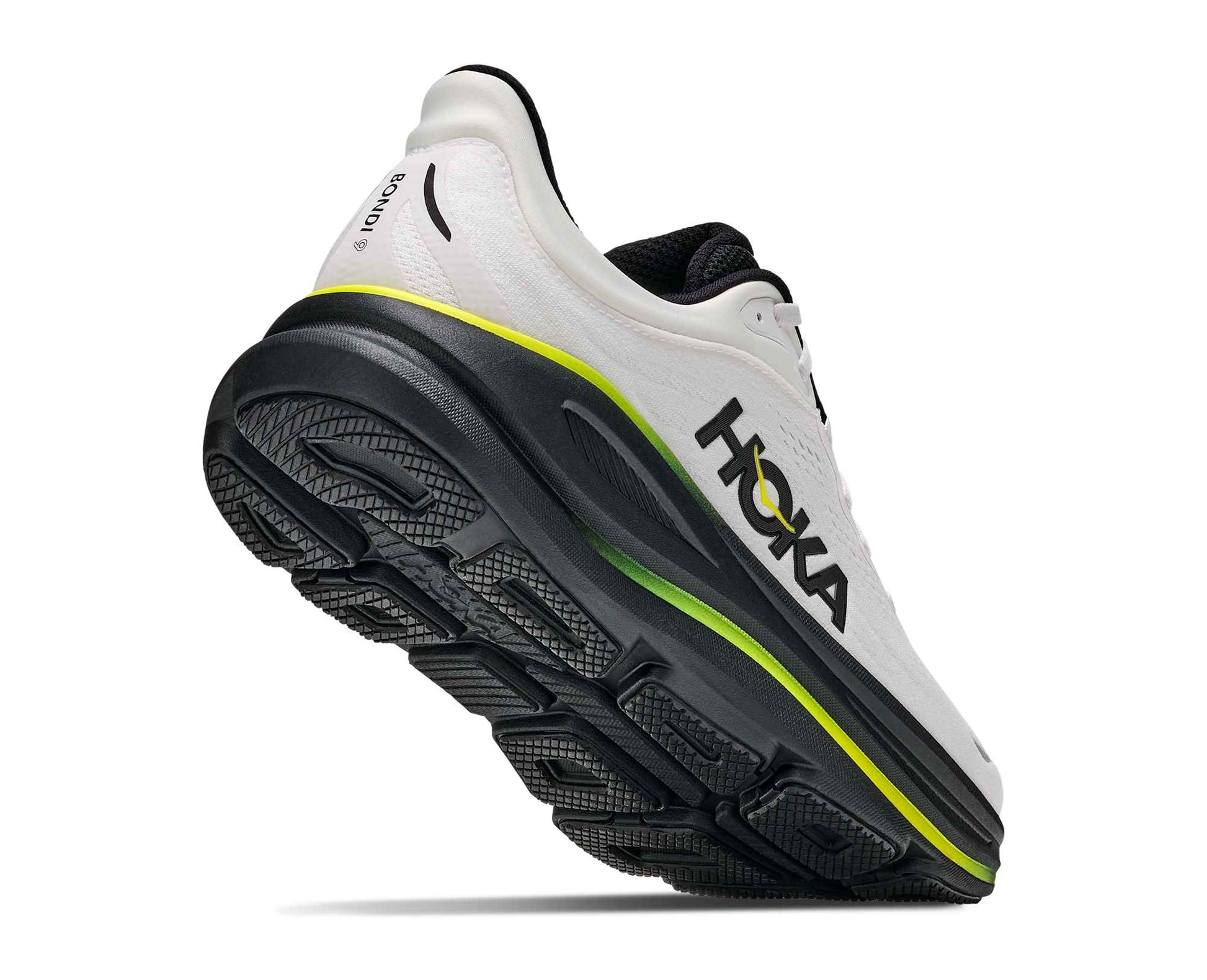 Hoka M Bondi 9 Color: White/Citrus Style: 1162011-WTCT