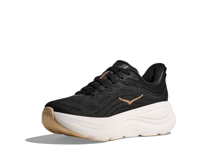 HOKA W BONDI 9  BLACK / ROSE GOLD 1162012-BRGL