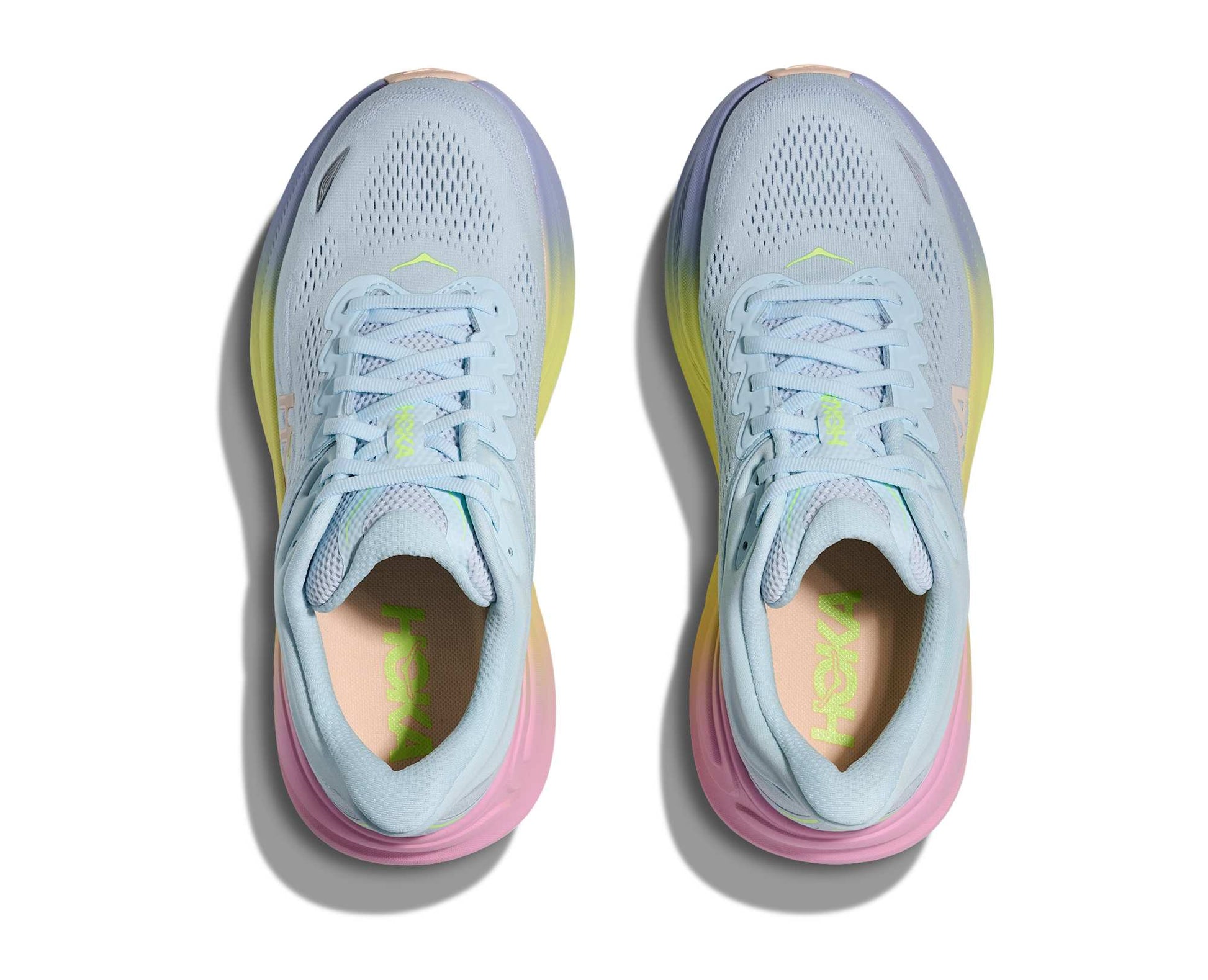 Hoka W Bondi 9 Color: GLIMMERING BLUE / OVERCAST Style: 1162012-GNGB