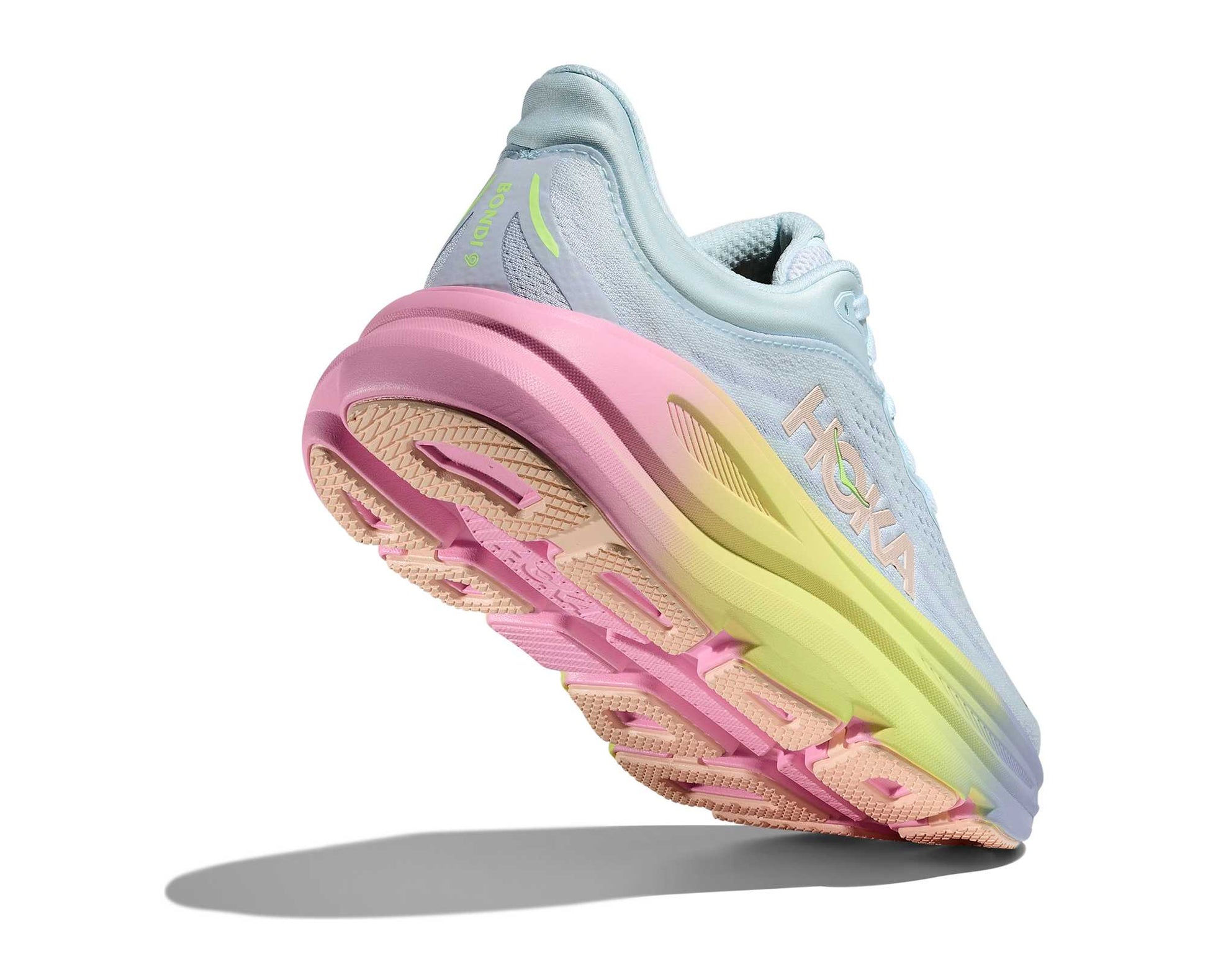 Hoka W Bondi 9 Color: GLIMMERING BLUE / OVERCAST Style: 1162012-GNGB