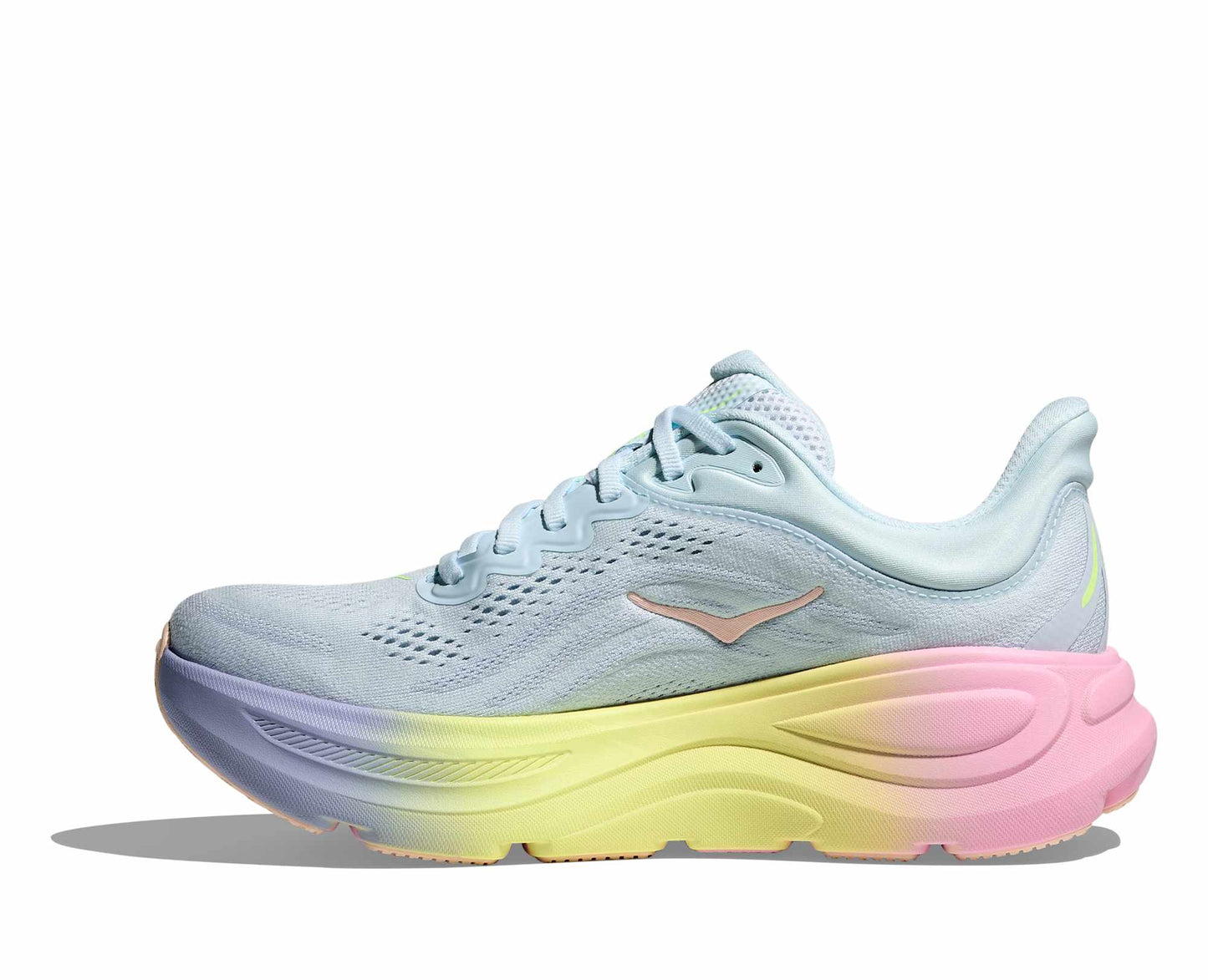 Hoka W Bondi 9 Color: GLIMMERING BLUE / OVERCAST Style: 1162012-GNGB