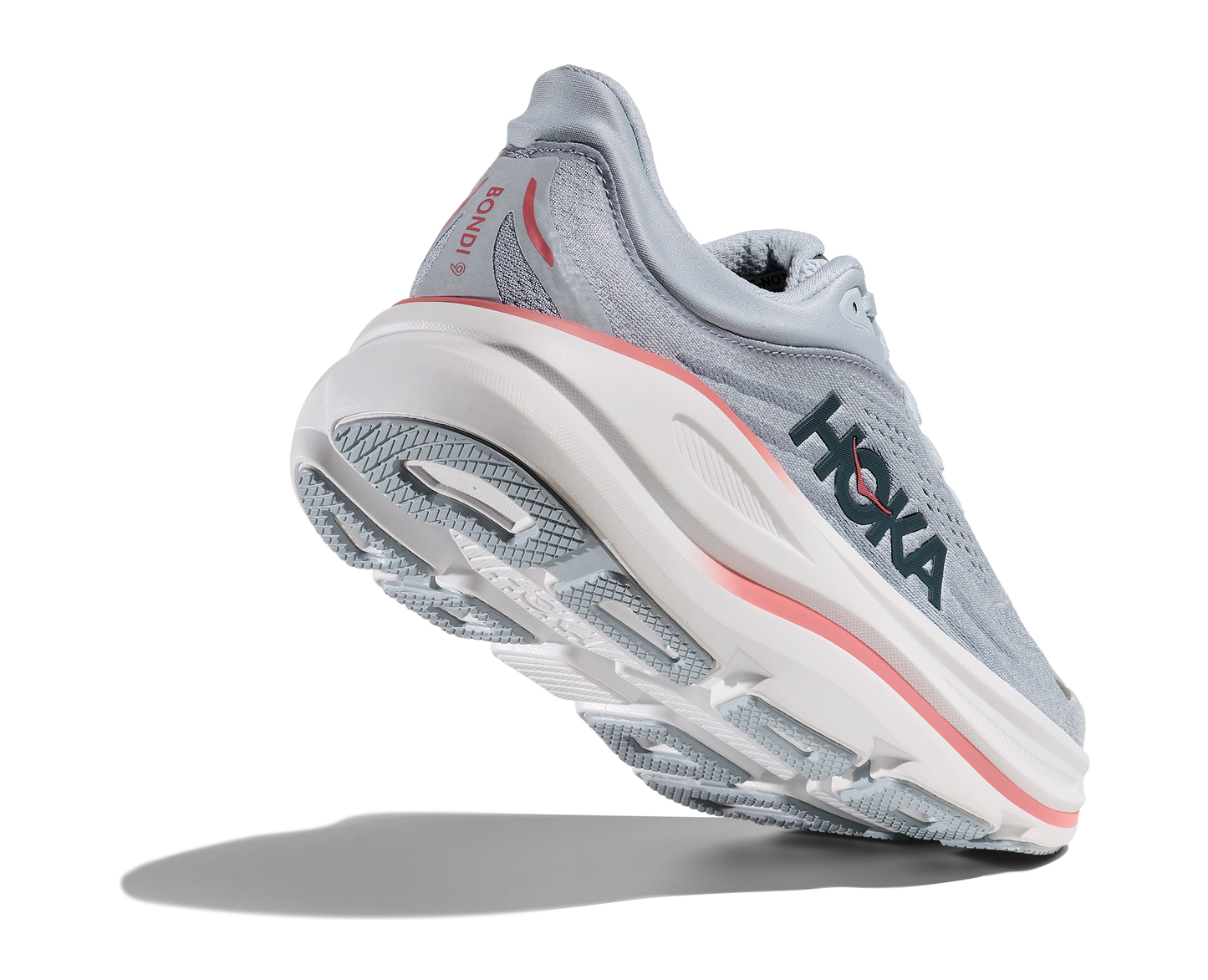 Hoka Bondi 9 Womens Shoes Color: Mineral Blue/Washed Blue Style: 1162012-MBLW