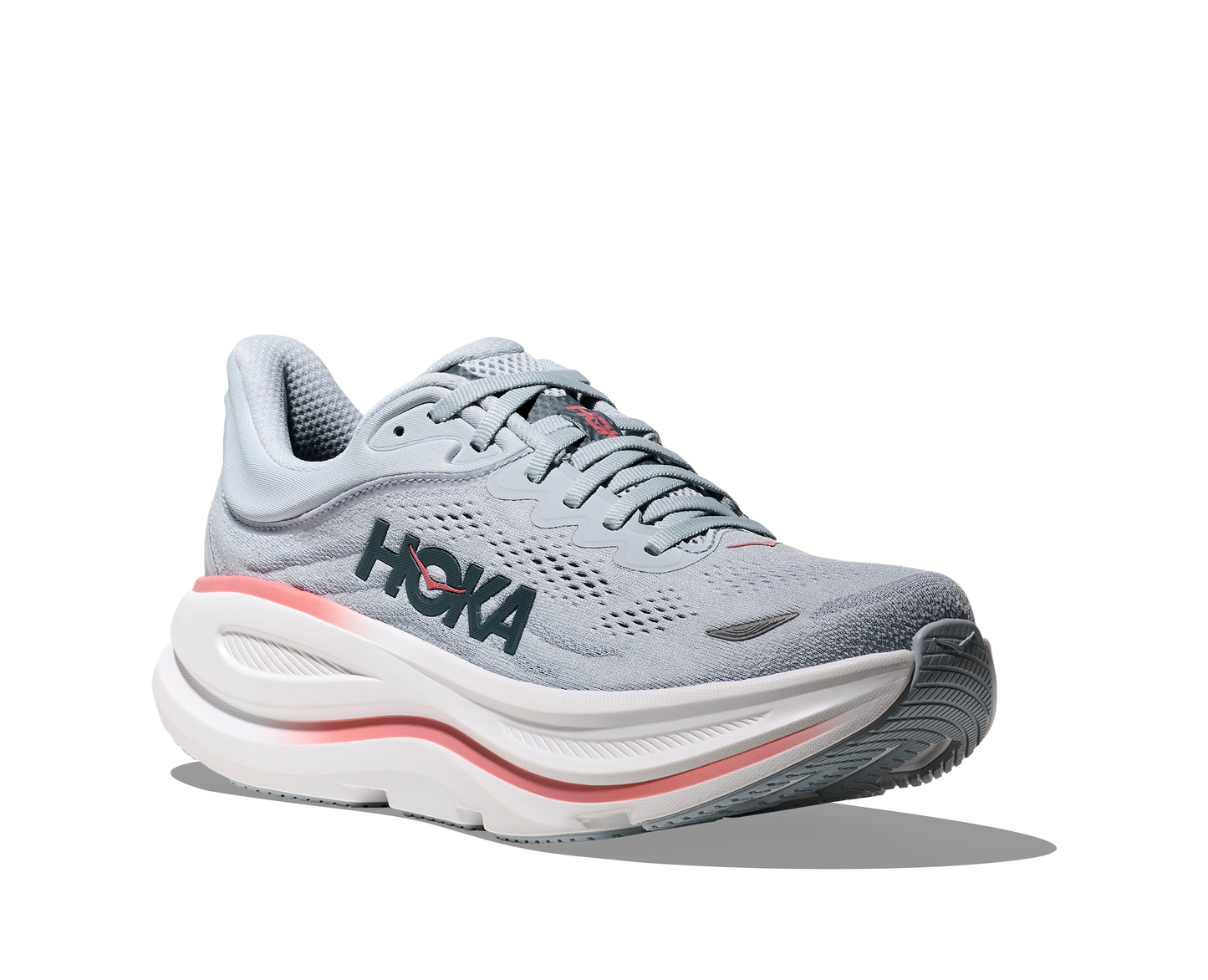 Hoka Bondi 9 Womens Shoes Color: Mineral Blue/Washed Blue Style: 1162012-MBLW