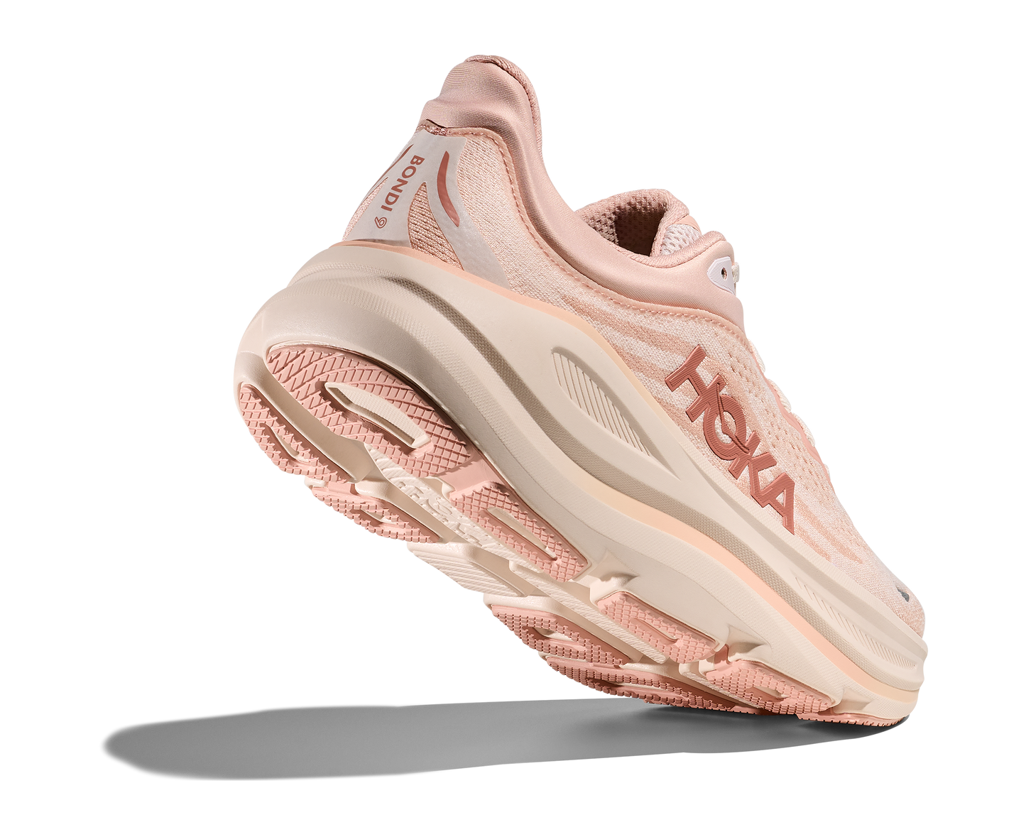 HOKA Women's BONDI 9 ROSE LATTE / ROSE CREAM 1162012-RLTT