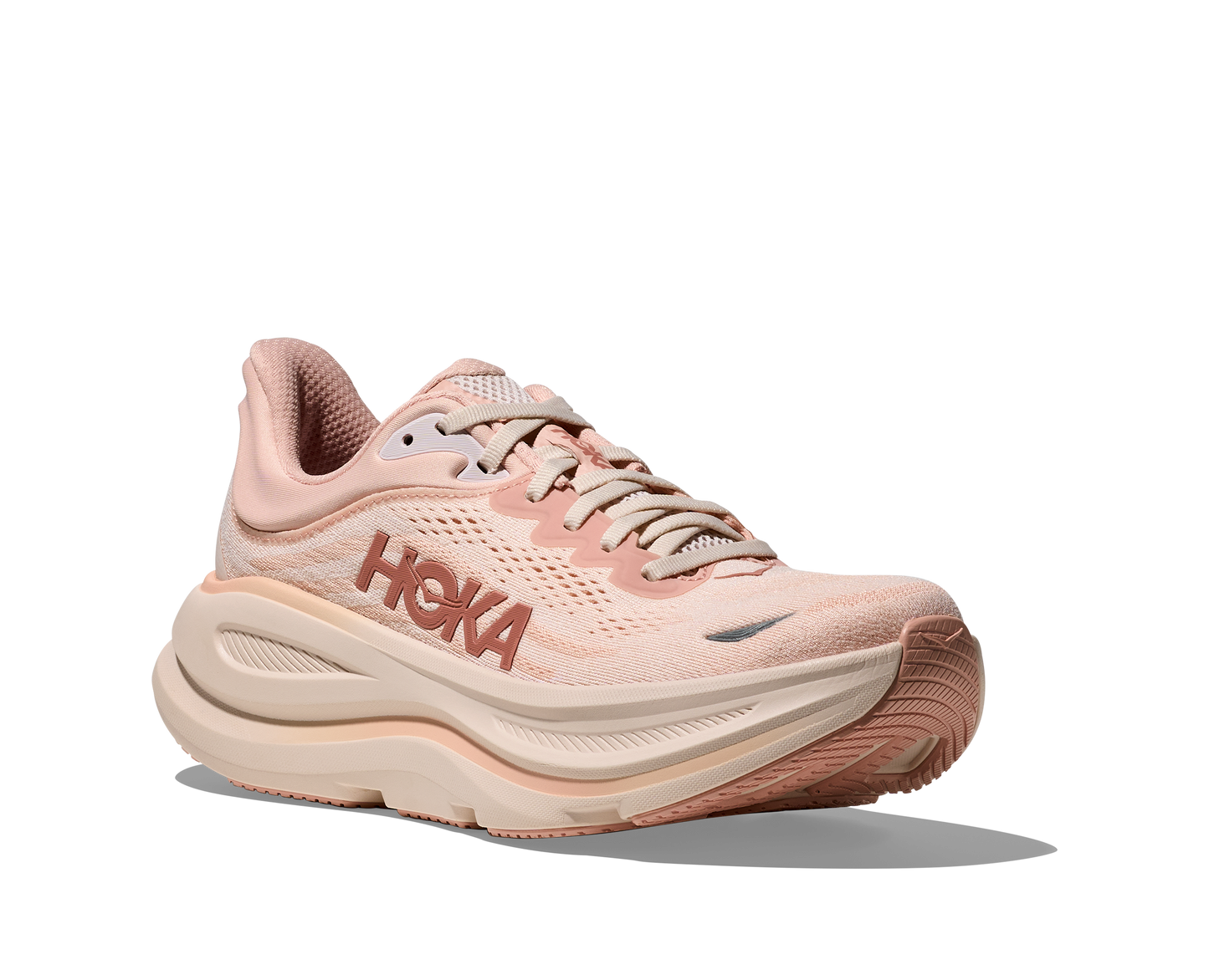 HOKA Women's BONDI 9 ROSE LATTE / ROSE CREAM 1162012-RLTT