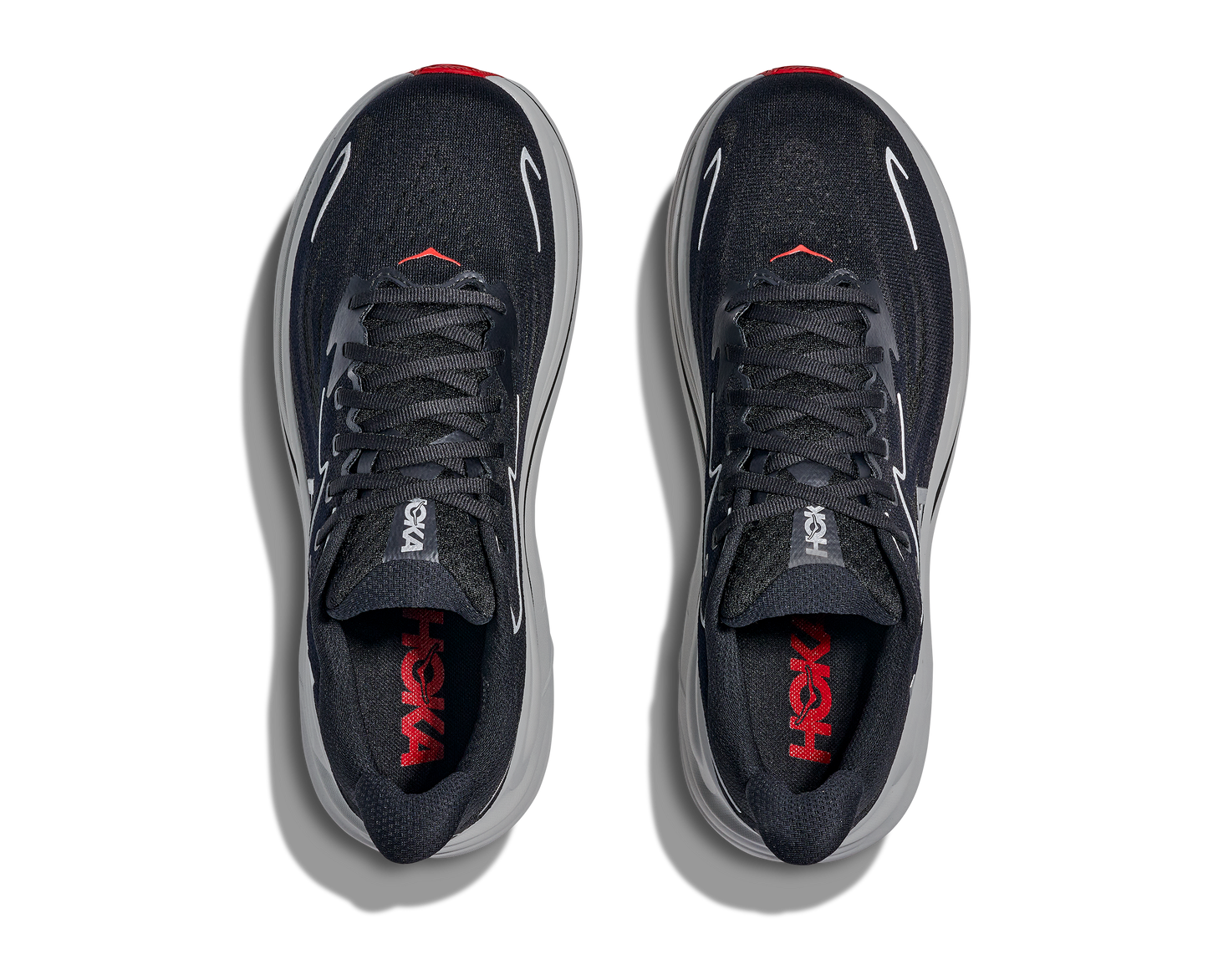 HOKA Clifton 10 black / silver 1162030-BKSV