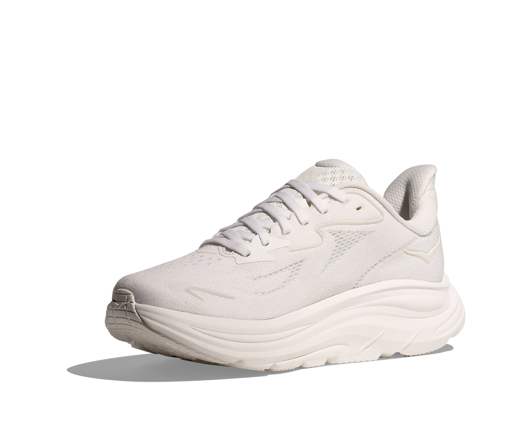 Hoka Clifton 10 Men WHITE / WHITE 1162030-WWH – Shoe Gallery Inc