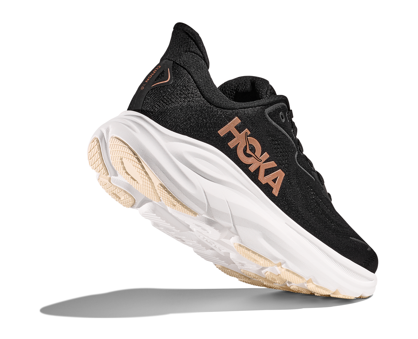 HOKA Clifton 10 Womens black / rose gold 1162031-BRGL