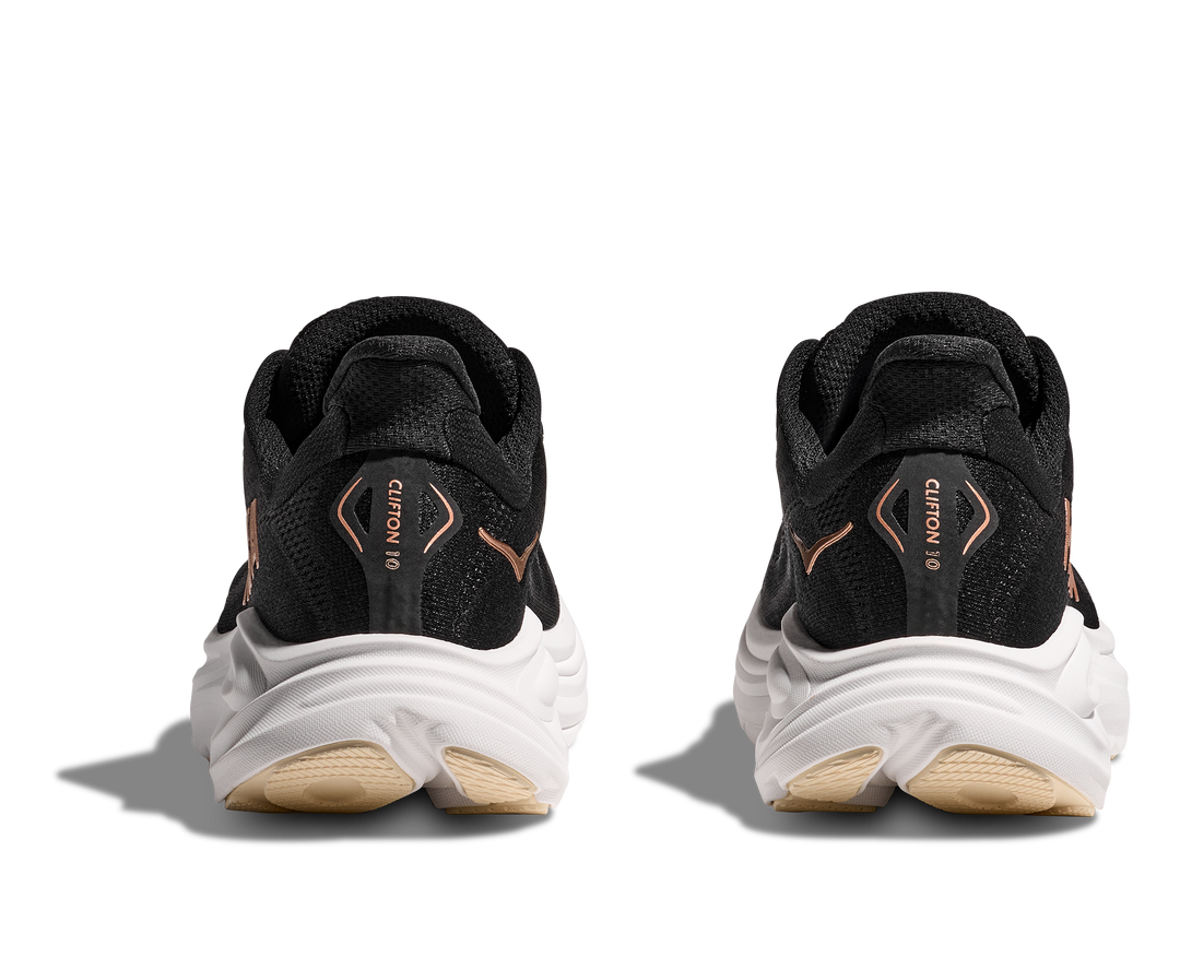 HOKA Clifton 10 Womens black / rose gold 1162031-BRGL – Shoe