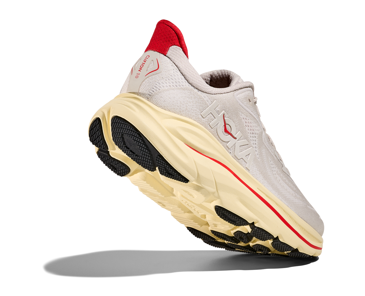 HOKA W CLIFTON 10  STUCCO / CERISE 1162031-SCCC