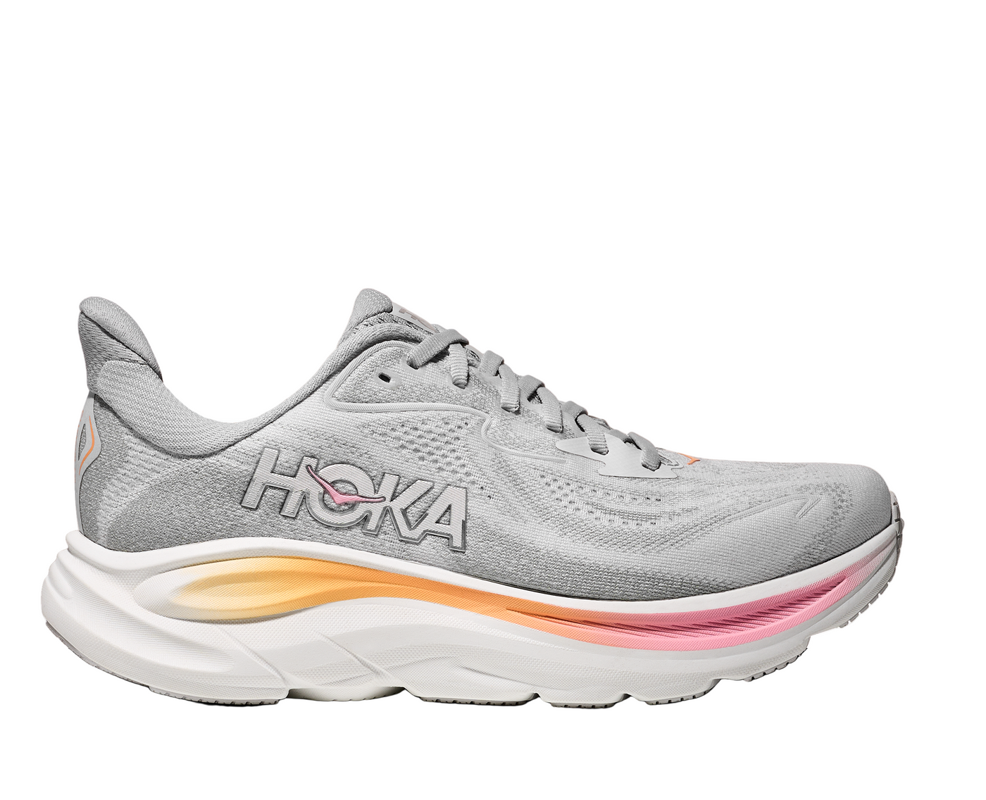 HOKA Womens CLIFTON 10 STARDUST / COSMIC GREY 1162031-SSTC