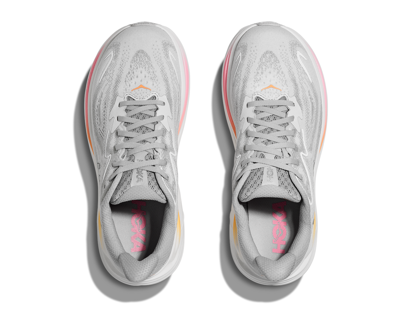 HOKA Womens CLIFTON 10 STARDUST / COSMIC GREY 1162031-SSTC