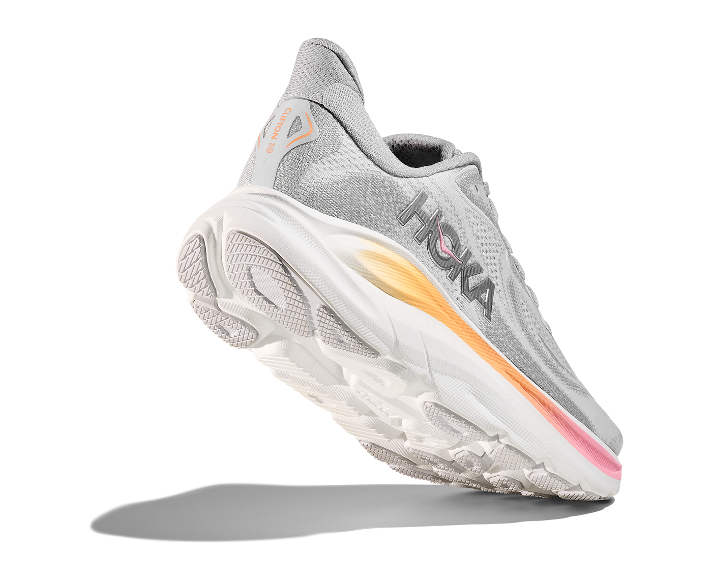 HOKA Womens CLIFTON 10 STARDUST / COSMIC GREY 1162031-SSTC