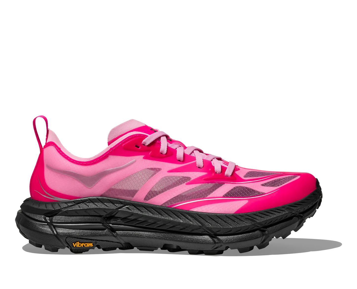 Hoka Mafate Speed 4 Lite Mens Shoes Color: Neon Dragonfruit/Black Style: 1168450-NDRG
