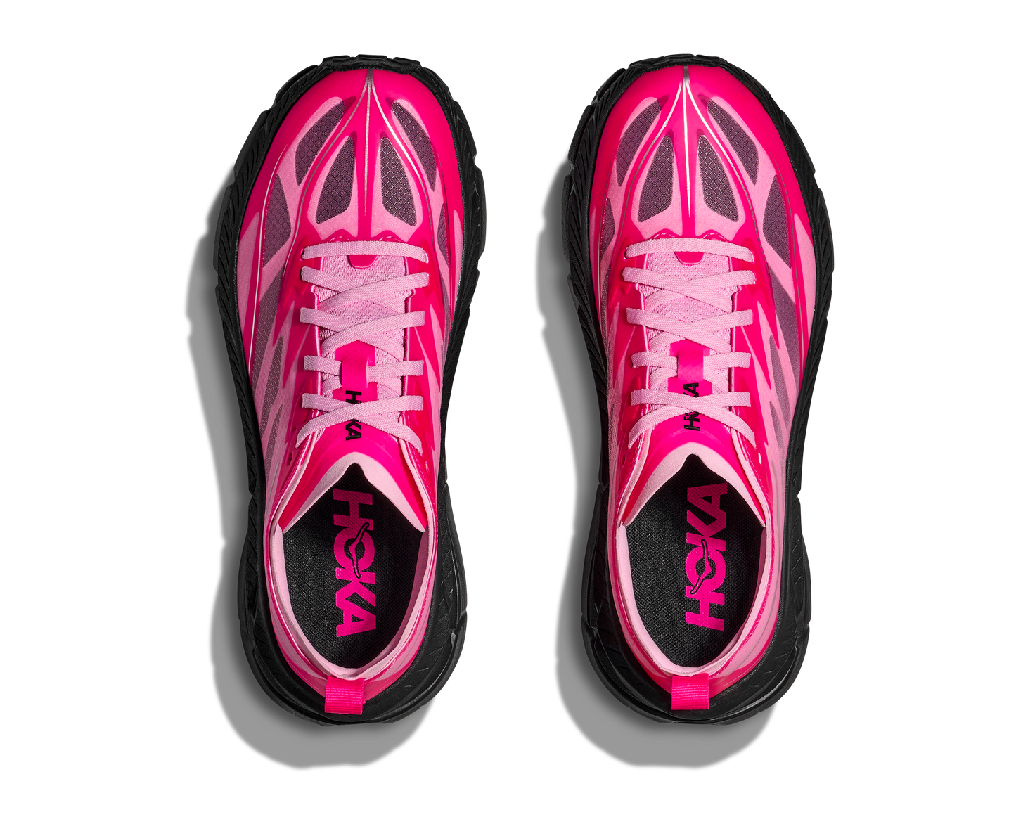 Hoka Mafate Speed 4 Lite Mens Shoes Color: Neon Dragonfruit/Black Style: 1168450-NDRG