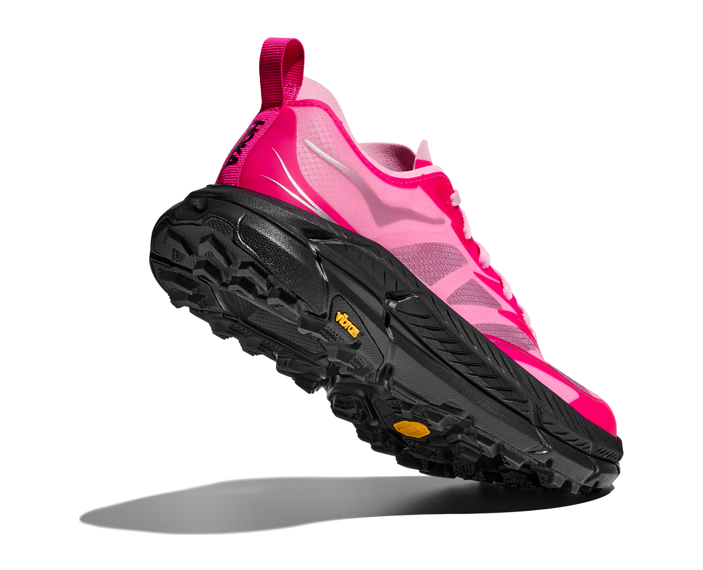 Hoka Mafate Speed 4 Lite Mens Shoes Color: Neon Dragonfruit/Black Style: 1168450-NDRG