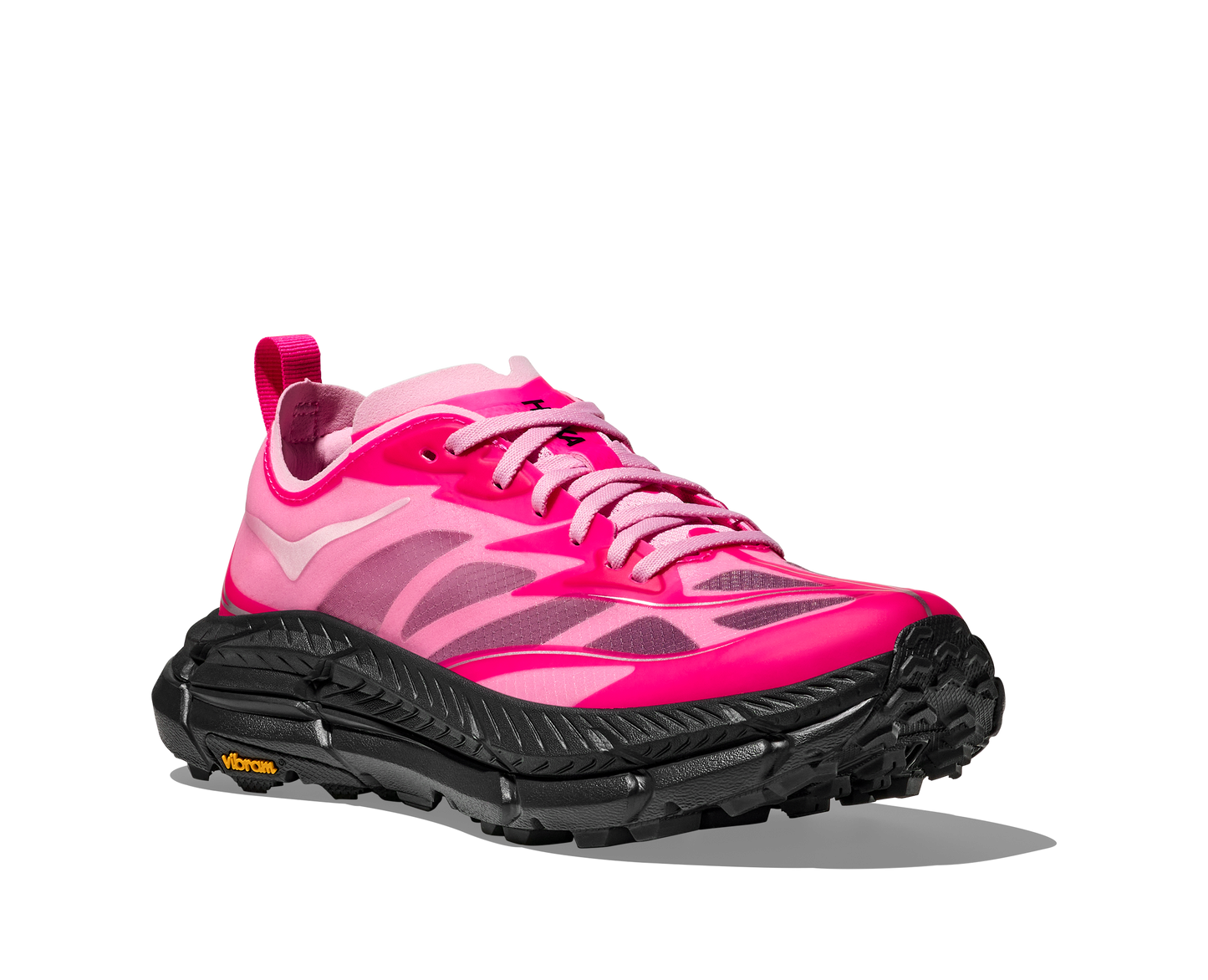 Hoka Mafate Speed 4 Lite Mens Shoes Color: Neon Dragonfruit/Black Style: 1168450-NDRG