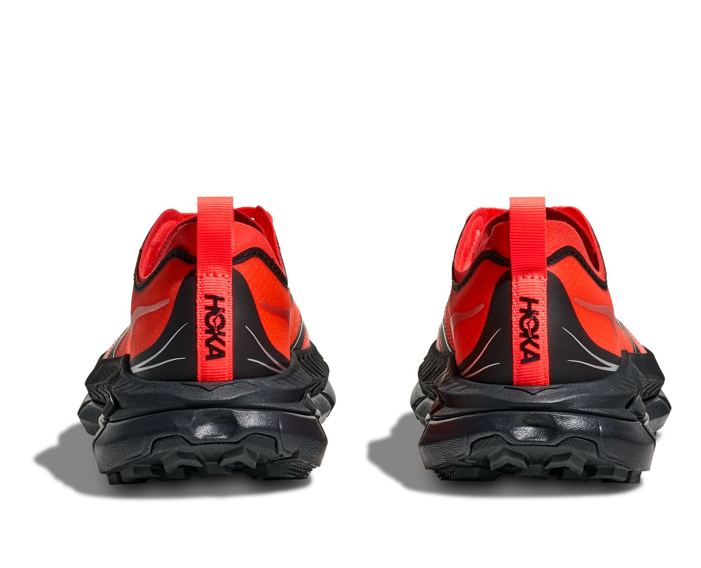 Hoka Mafate Speed 4 Lite Mens Shoes Color: Neon Flame/Black Style: 1168450-NLMB