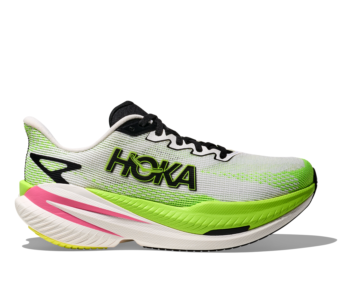 HOKA Mach X 3 Womens white / neon lime 1168721-WNL