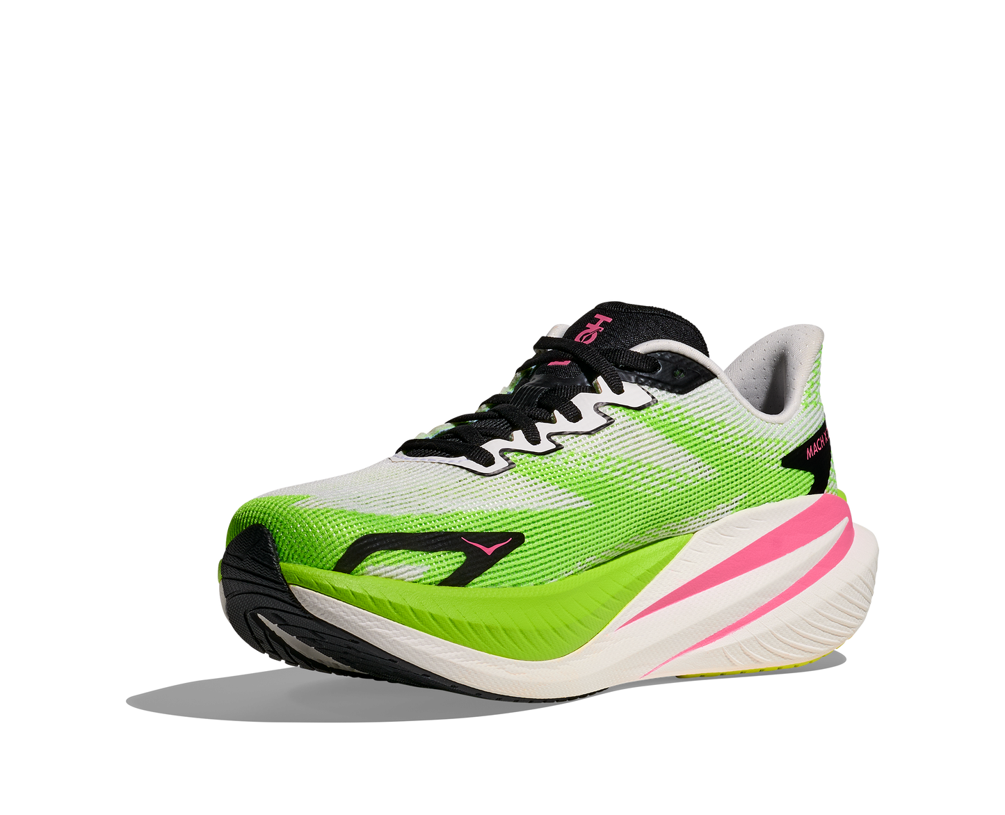 HOKA Mach X 3 Womens white / neon lime 1168721-WNL