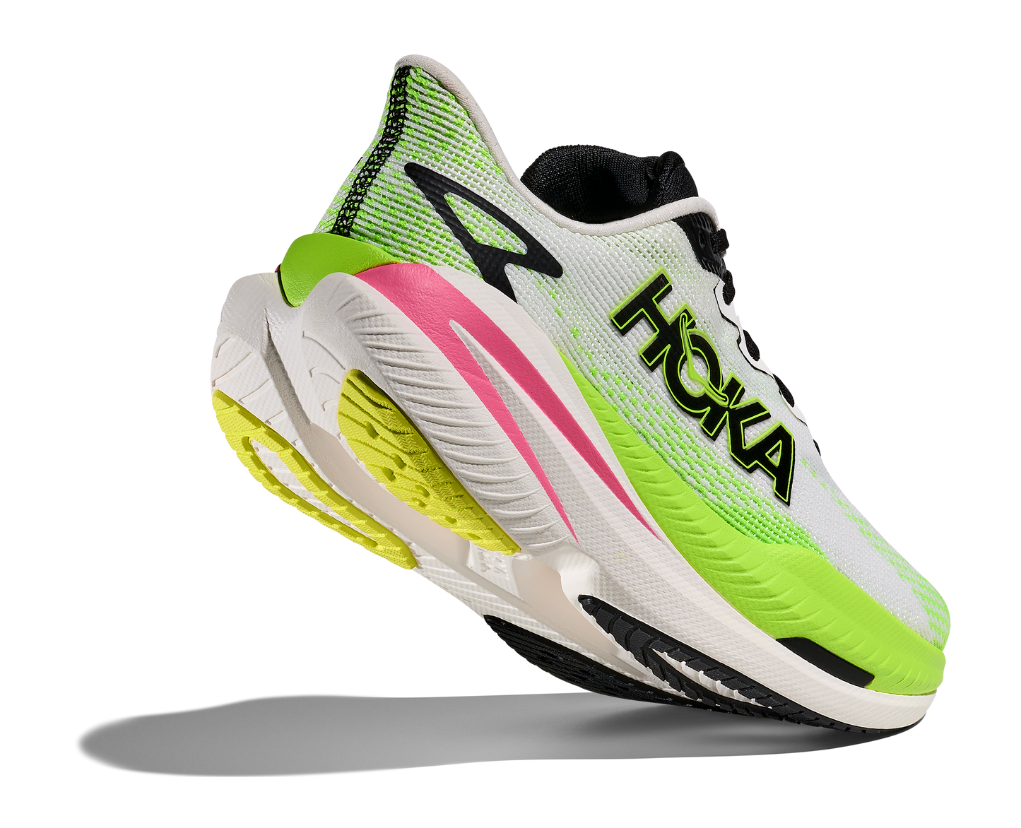 HOKA Mach X 3 Womens white / neon lime 1168721-WNL