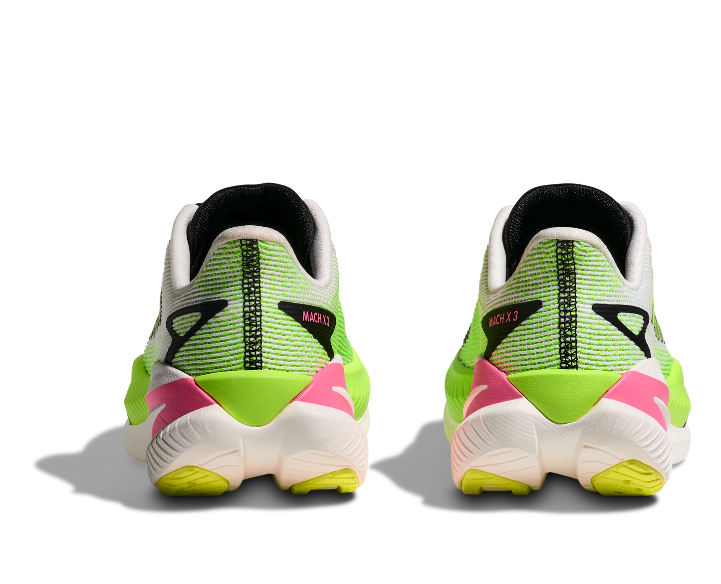 HOKA Mach X 3 Womens white / neon lime 1168721-WNL