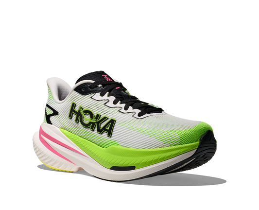 HOKA Mach X 3 Womens white / neon lime 1168721-WNL