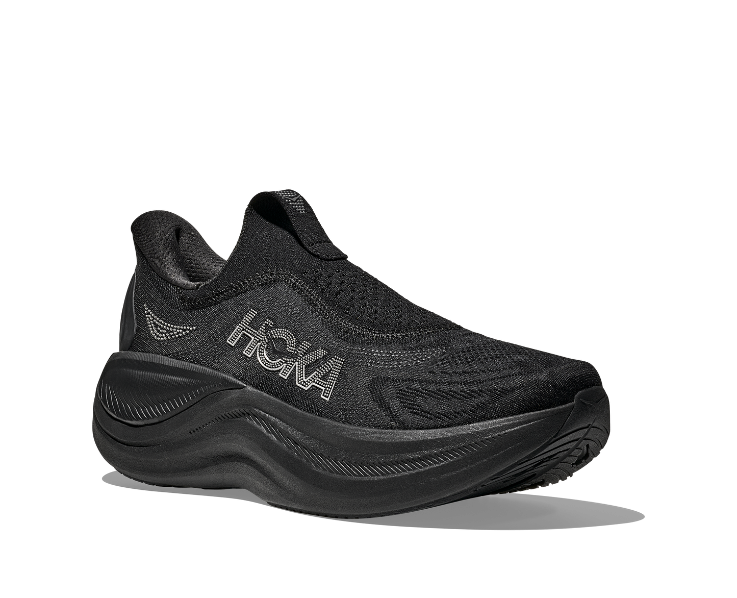 HOKA Skyward Laceless black / black 1168876-BBLC