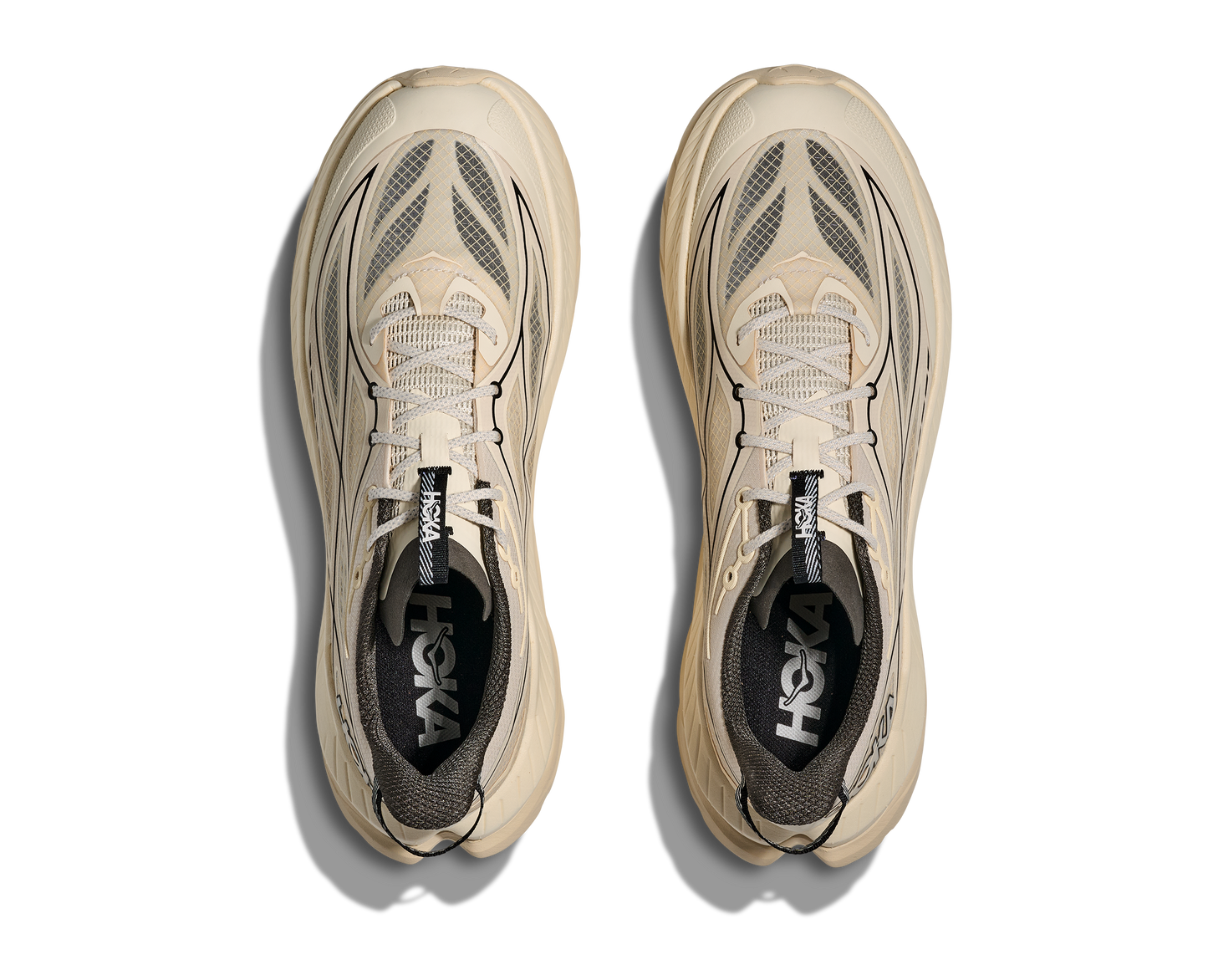 Hoka Mach Remastered Mens Shoes Color: Eggshell/Asphalt Grey Style: 1176250-EHL
