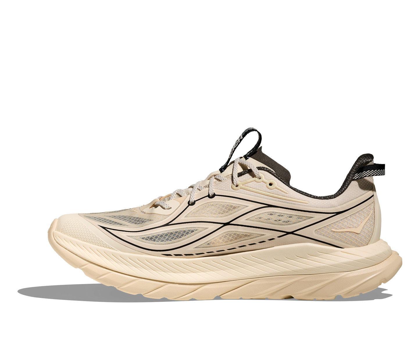 Hoka Mach Remastered Mens Shoes Color: Eggshell/Asphalt Grey Style: 1176250-EHL