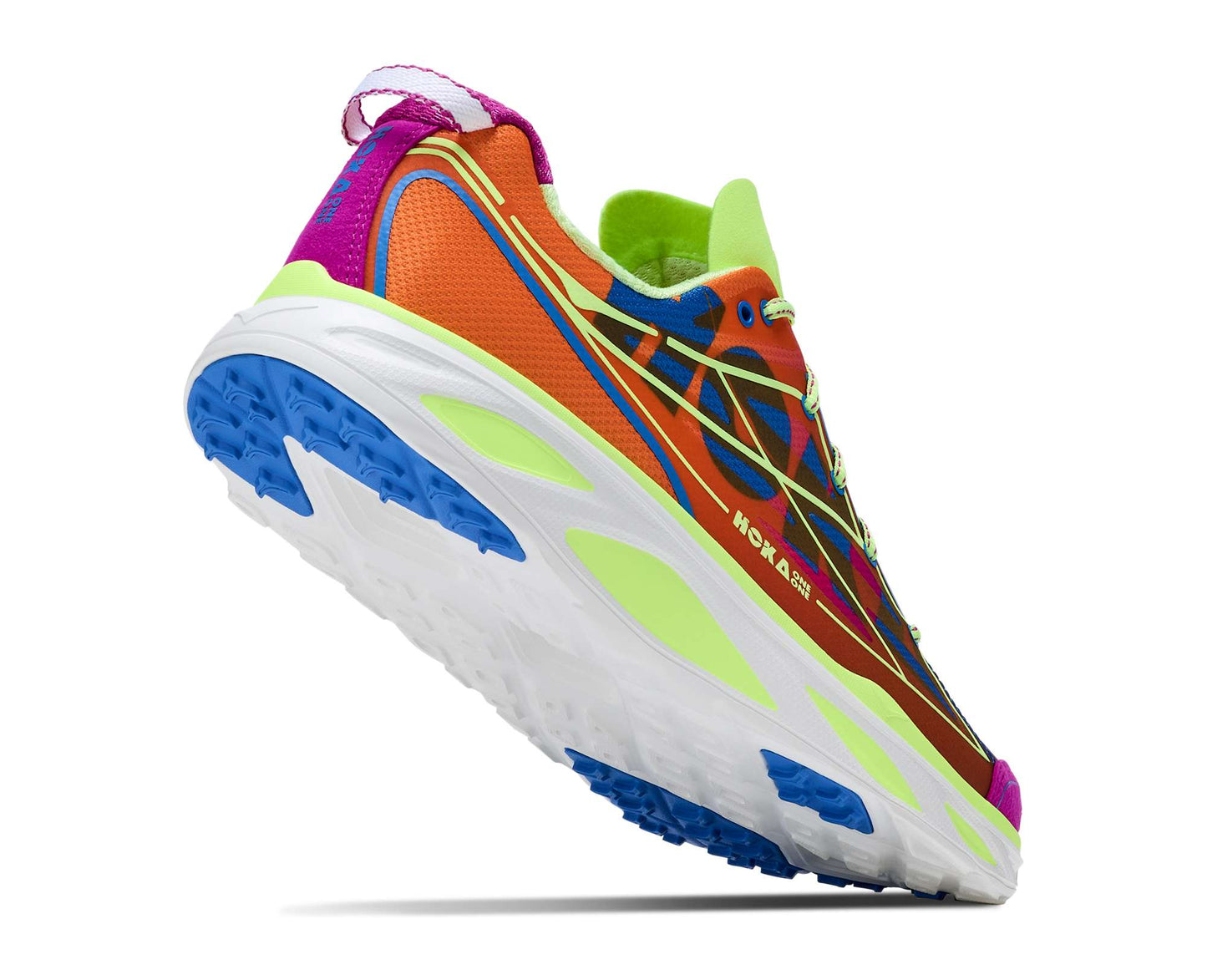 Hoka U Huaka Pro Color: FUCHSIA / NEON YUZU Style: 1176672-FCHS