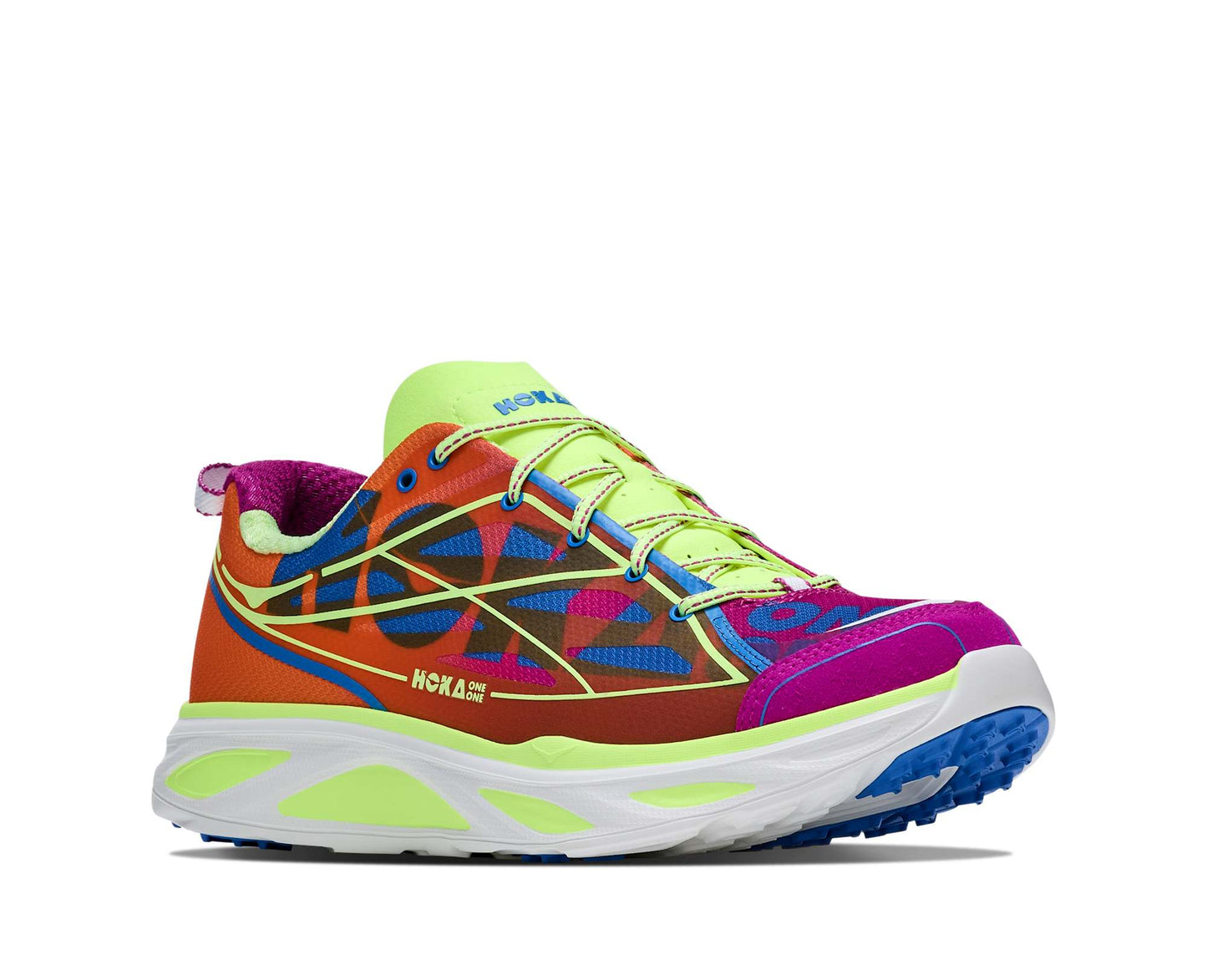 Hoka U Huaka Pro Color: FUCHSIA / NEON YUZU Style: 1176672-FCHS