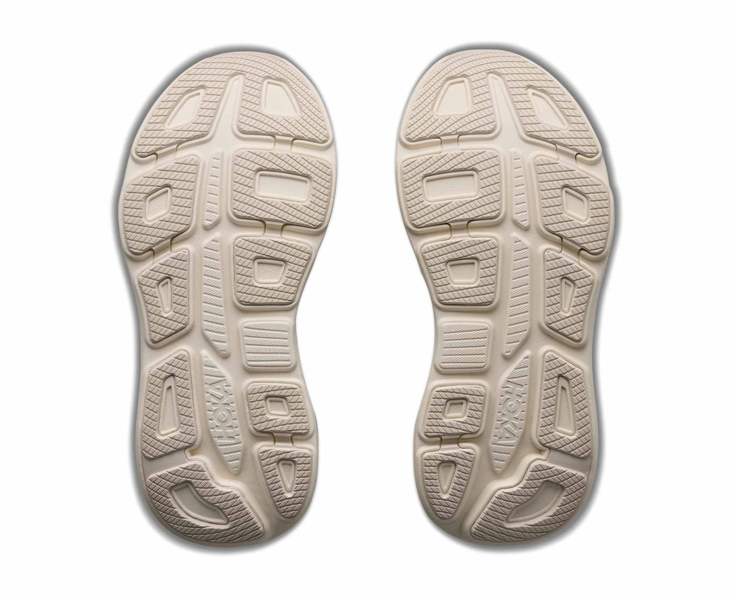 HOKA Bondi 9 GLM Women's Shoes Color: Alabaster / Mineral Blue Style: 1179195-ATRM