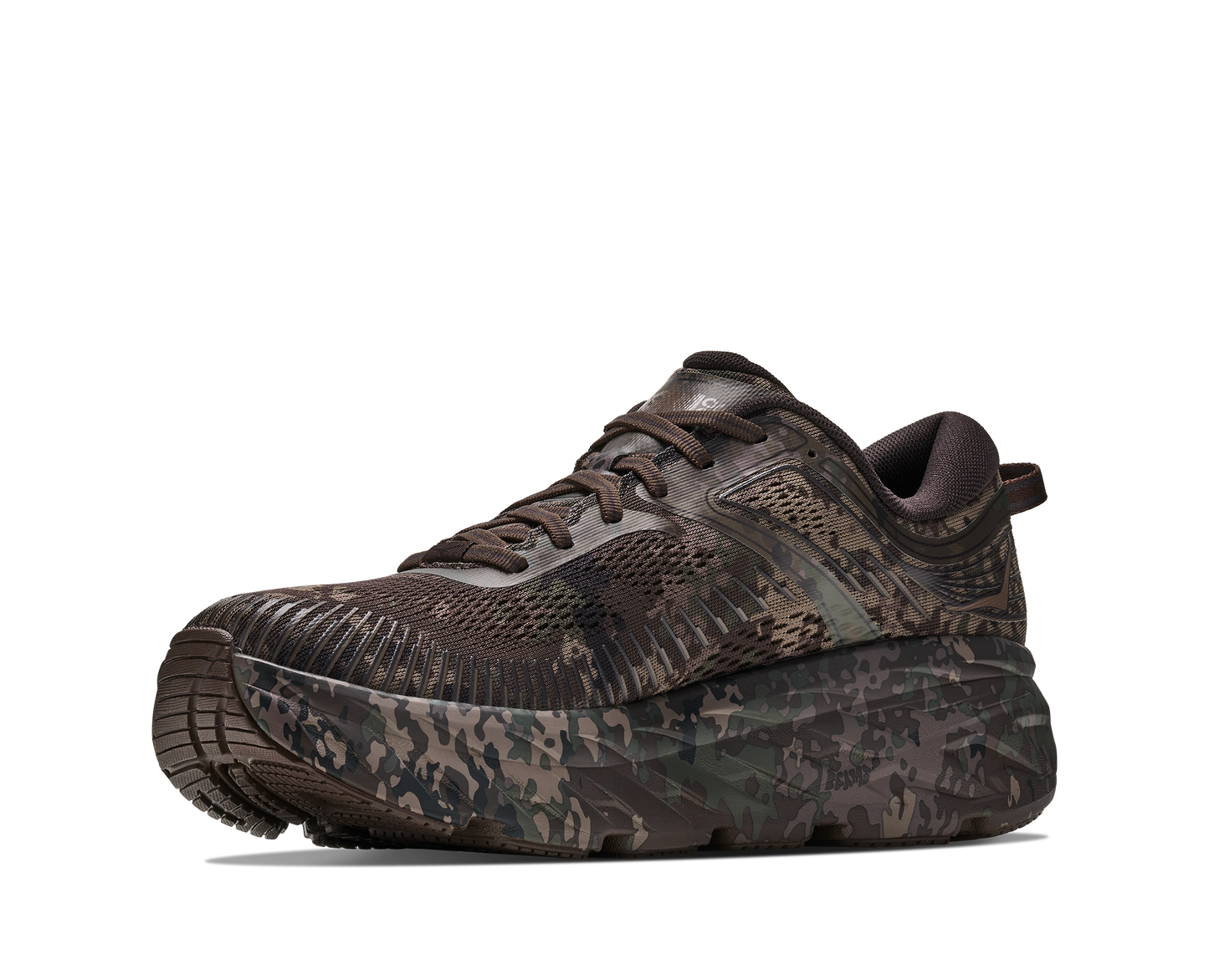 HOKA Bondi 7 x BEAMS Unisex Shoes Color: Chestnut/Black Bean Style: 1183211-CCKB