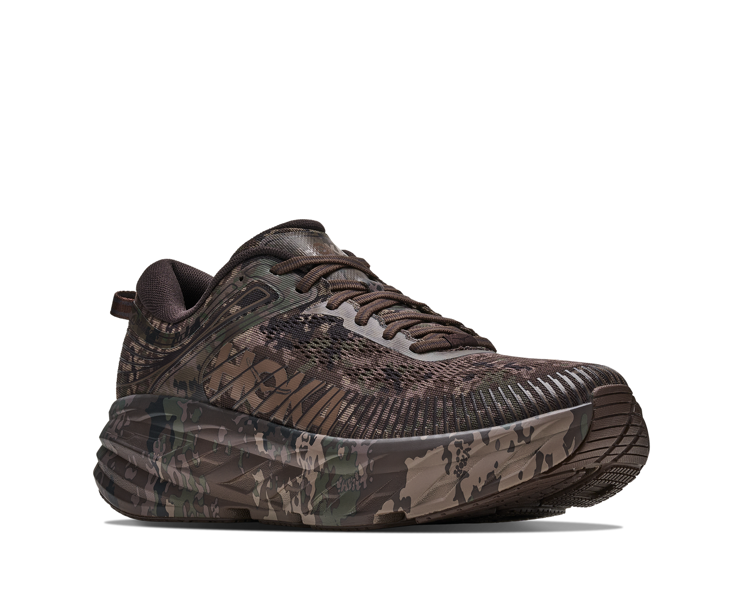 HOKA Bondi 7 x BEAMS Unisex Shoes Color: Chestnut/Black Bean Style: 1183211-CCKB