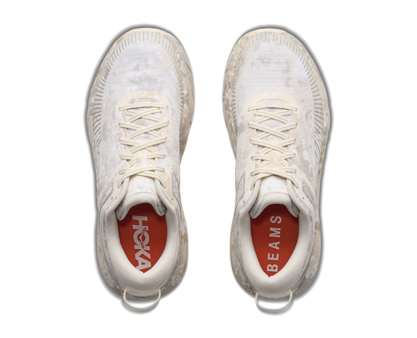 HOKA Bondi 7 x BEAMS Unisex Shoes Color: Turtledove/Tidal Foam Style: 1183211-TLF