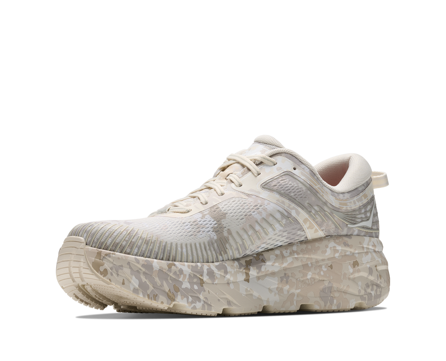 HOKA Bondi 7 x BEAMS Unisex Shoes Color: Turtledove/Tidal Foam Style: 1183211-TLF