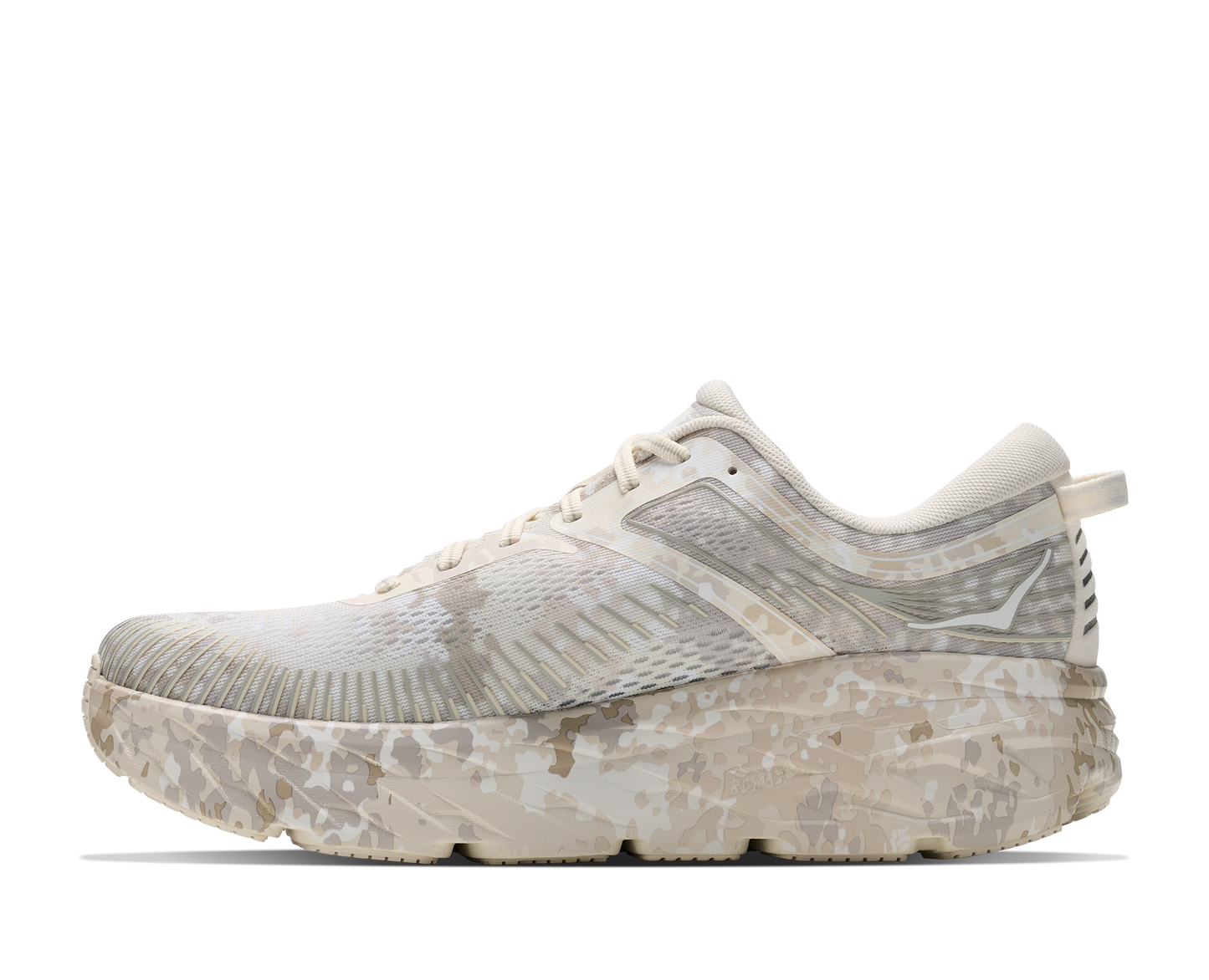 HOKA Bondi 7 x BEAMS Unisex Shoes Color: Turtledove/Tidal Foam Style: 1183211-TLF
