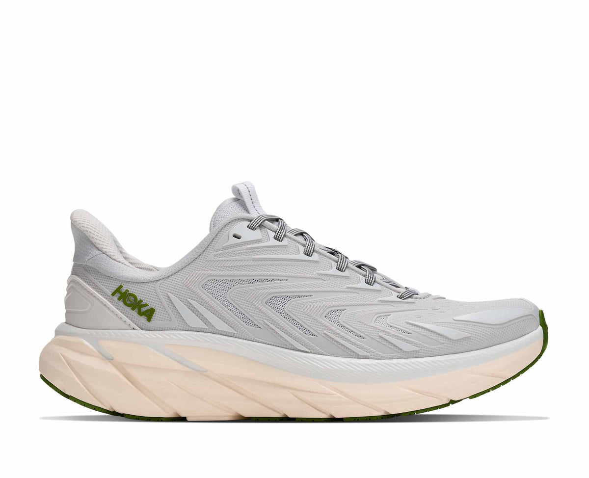 HOKA Clifton UTL Color: Cosmic Grey / Cilantro Style: 1186950-CCLN